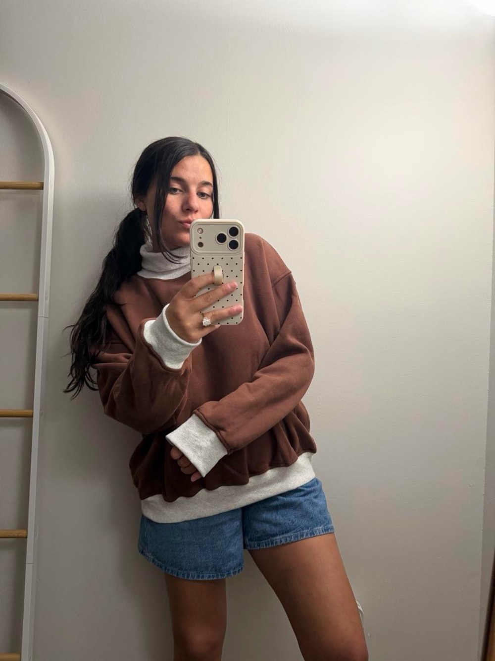 Brown Cozy Turtleneck